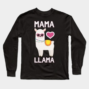 Mama Llama - Funny Mother's Day Llama Long Sleeve T-Shirt